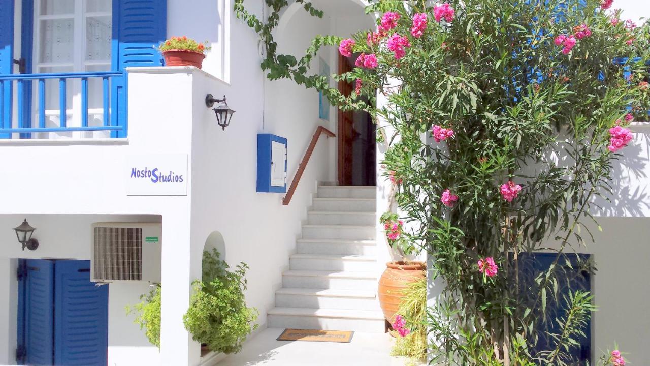 Naxos City Nostos Studios At Saint George Beach Agios Georgios Chora Naxos Town מראה חיצוני תמונה